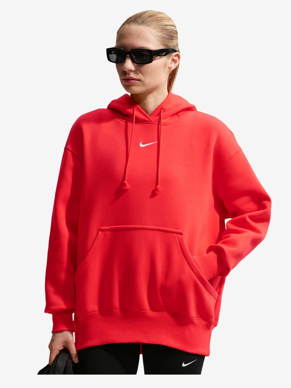 Nike Phoenix Fleece Orange Hoodie - Women's Oversized Size Large NWT
